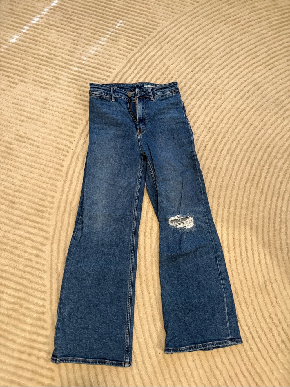 Noend Distressed Wide Leg Jeans Size 26